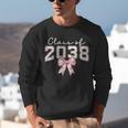 Coquette Bow Preppy Class Of 2038 Girly Girl 2038 Graduation Unisex Sweatshirt