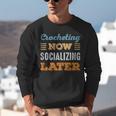 Crocheting Now Minimal Socializing Introvert Vintage Unisex Sweatshirt Crocheting Now Minimal Socializing Introvert Vintage Unisex Sweatshirt