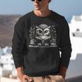 Cute Owl Reading Book Graphic Art Unisex Sweatshirt