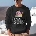 Cute Pink School Owl Class Of 2018 Graduation Unisex Sweatshirt