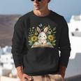 Cute Rabbit And Book Women Girls Reading Book Rabbit Lover Unisex Sweatshirt
