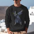 Dabbing Graduate Zebra Team Mascot Graduation Senior Shirt Unisex Sweatshirt