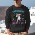 Dabbing Kindergarten Unicorn Graduation Class 2021 Nailed It Unisex Sweatshirt