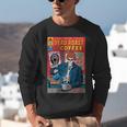 Dead Roast Coffee Comic Book Cover Style Skeleton Barista Unisex Sweatshirt