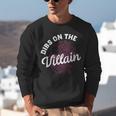 Dibs On The Villain Dark Romance Books Skeleton Morally Grey Unisex Sweatshirt