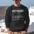 Dog Definition Introvert Dog Lover Dogtrovert Unisex Sweatshirt