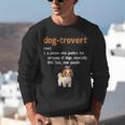 Dog-Trovert Shih Tzu Humor Definition Introvert Unisex Sweatshirt Dog-Trovert Shih Tzu Humor Definition Introvert Unisex Sweatshirt