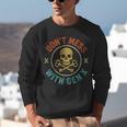 Don't Mess With Gen X Vintage Grunge Skull 80s Nostalgia Unisex Sweatshirt