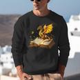 Dragon Fantasy Book Lover Bookish Reader Bookworm Wildflower Unisex Sweatshirt