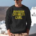 Dungeon Crawler Carl Yellow Text Logo LitRPG Series Book Unisex Sweatshirt