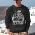 Easily Distracted By Old Cars Graphic Nostalgia Unisex Sweatshirt