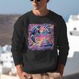 EAT THE RICH 90S NOSTALGIA WHALE ORCA YAHCT RETRO Unisex Sweatshirt EAT THE RICH 90S NOSTALGIA WHALE ORCA YAHCT RETRO Unisex Sweatshirt