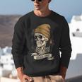 Elder Emo Skeleton Beanie Nostalgia Scene Aesthetic Unisex Sweatshirt