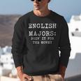 English Majors Doin' It For The Money Graduation Shirt Unisex Sweatshirt