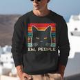 Ew People Cat Saying Introvert Women Men Kids Unisex Sweatshirt