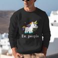 Ew People Unicorn Lover Introvert Rainbow Unicorn Unisex Sweatshirt