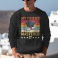My Friend Mastered It Master's Degree Graduation Vintage Unisex Sweatshirt