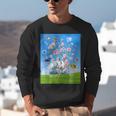 Frutiger Aero Aesthetic Tech Cherry Blossom Fishes Bubbles Unisex Sweatshirt Frutiger Aero Aesthetic Tech Cherry Blossom Fishes Bubbles Unisex Sweatshirt