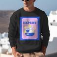 Fun Cute Introvert Cat Character With Wine Unisex Sweatshirt Fun Cute Introvert Cat Character With Wine Unisex Sweatshirt