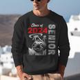 Fun Trendy UFO Sloth Graduation Class Of 2024 Senior Unisex Sweatshirt
