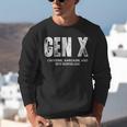 Gen X Caffeine Sarcasm 90s Nostalgia Men Women Graphic Unisex Sweatshirt