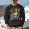 Gen X Lots Of Memories No Evidence Retro Nostalgia Humor Unisex Sweatshirt