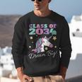 Girls Class Of 2034 Magical Unicorn Graduation Cap Unisex Sweatshirt