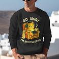 Go Away I'm Introverting Cat Coffee Headphones Unisex Sweatshirt Go Away I'm Introverting Cat Coffee Headphones Unisex Sweatshirt