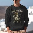 Good Girls Read Bad Books Vintage Skeleton Reader Unisex Sweatshirt Good Girls Read Bad Books Vintage Skeleton Reader Unisex Sweatshirt