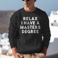 Grad School Graduation For Him Her Masters Degree Unisex Sweatshirt