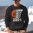 Graduate Senior Class Of 2024 Basketball Player Graduation Unisex Sweatshirt