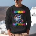 Graduation I Crushed 2nd Grade Unicorn Girls Grad Magical Unisex Sweatshirt