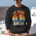Graduation Six Seven Bruh Dabbing 67 Meme 6 7 Boys Kids Unisex Sweatshirt