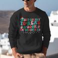 Groovy Christmas Most Likely To Read A Book On Christmas Unisex Sweatshirt