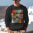 Groovy Goodbye 7th Grade Graduation Hello Summer Kids Unisex Sweatshirt