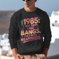 Hilarious 1985 Big Hair Bangs Joke For Gen X Nostalgia Unisex Sweatshirt