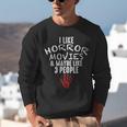 I Like Horror Movies And Maybe 3 People Introvert Unisex Sweatshirt