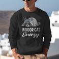 Indoor Cat Energy Raccoon Introvert Anti Social Mascot Unisex Sweatshirt Indoor Cat Energy Raccoon Introvert Anti Social Mascot Unisex Sweatshirt
