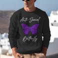 Introvert Antisocial Butterfly For Women Men Unisex Sweatshirt Introvert Antisocial Butterfly For Women Men Unisex Sweatshirt