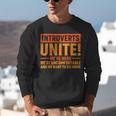 Introvert Antisocial Sarcasm Introverts Unite Anti Social Unisex Sweatshirt