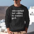 Introvert Golf Introverted Golfer Unisex Sweatshirt
