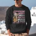 Introvert Guitarist Expressing Words Through Guitar Melody Unisex Sweatshirt
