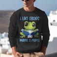 Introvert Herpetologists Amphibian Frog Lover Unisex Sweatshirt