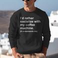 Introvert Sarcastic Coffee Lovers Unisex Sweatshirt Introvert Sarcastic Coffee Lovers Unisex Sweatshirt