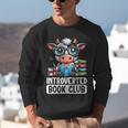 Introverted Book Club Reading Lover Cow Unisex Sweatshirt Introverted Book Club Reading Lover Cow Unisex Sweatshirt