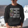 Introverted But Willing To Discuss 90s Rap Socially Awkward Unisex Sweatshirt Introverted But Willing To Discuss 90s Rap Socially Awkward Unisex Sweatshirt