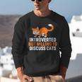 Introverts Cat Lover Introvert Antisocial Cats Anti Social Unisex Sweatshirt