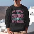 Introverts I'm Fluent In Silence And Eye-Rolls Unisex Sweatshirt Introverts I'm Fluent In Silence And Eye-Rolls Unisex Sweatshirt