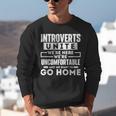 Introverts Unite Quiet Observer Introverted Antisocial Unisex Sweatshirt