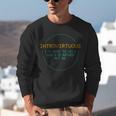 Introvirtuous Retro Pixel Funny Introvert Quote Unisex Sweatshirt